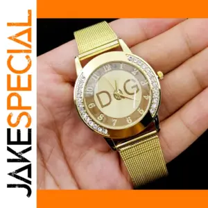 Luxury Stainless Steel Quartz Watch for Women