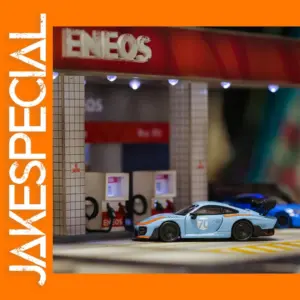 MINICHAMPS 1:64 Racing Blue Diecast Model Car