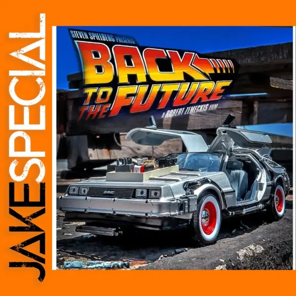 WELLY 1:24 Diecast DMC-12 DeLorean Model