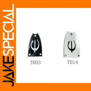 Korean Made Epiphone LP Trussrod Cover Black White
