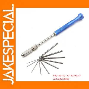 Blue Semi-Automatic Hand Twist Drill Set