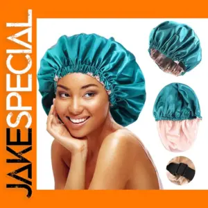 Large Satin Bonnet for Women Night Use