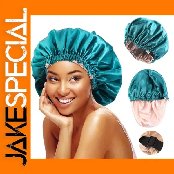 Large Satin Bonnet for Women Night Use