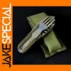7-in-1 Stainless Steel Camping Utensil Set