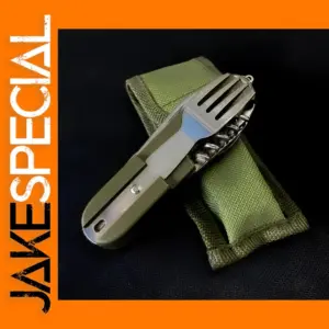 7-in-1 Stainless Steel Camping Utensil Set
