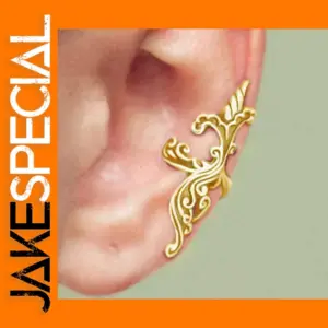 Vintage Sea Wave Clip-on Earrings for Women