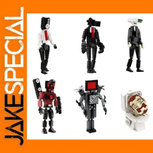 Gobricks Skibidi Toilet Man Building Block Set