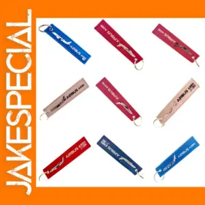 Airbus Embroidered Keychain Luggage Tag