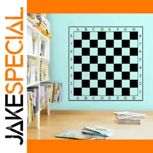 Vinyl Chess Board Wall Sticker for Decor