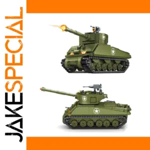 M4 Sherman Tank and M113 Vehicle Building Set