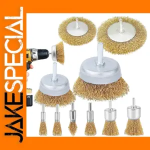 10 Pcs Wire Brush Wheel Set for Drill