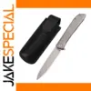 D2 Steel Folding Knife with Titanium Handle