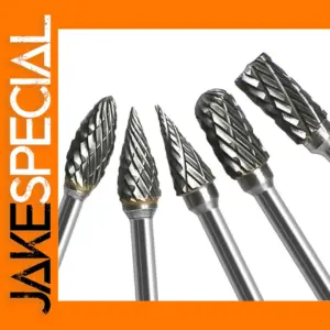 10-Piece Tungsten Carbide Rotary Burr Set