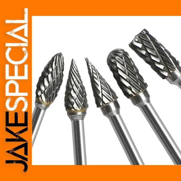 10-Piece Tungsten Carbide Rotary Burr Set