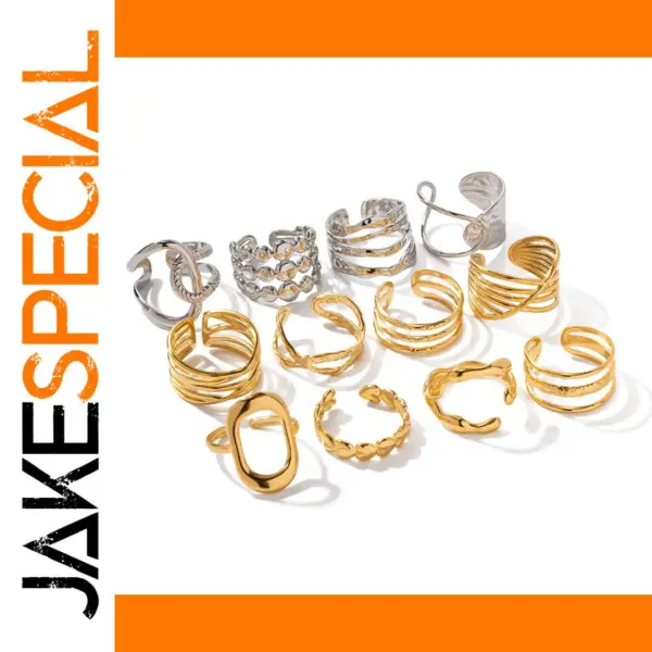 Elegant 18K Gold Plated Women's Ring