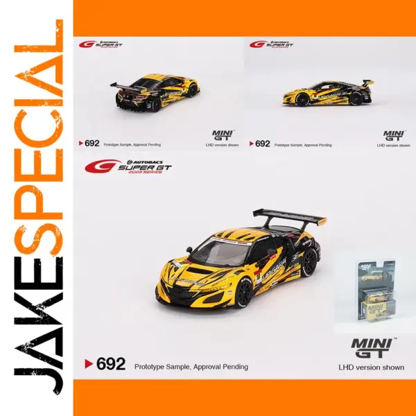 1/64 Scale Honda NSX GT3 EVO22 Diecast Model