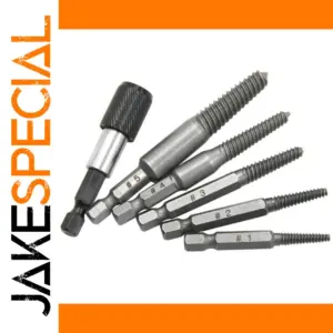 5pc Screw Extractor Set with 60mm Tool