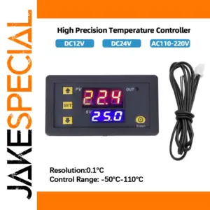 W3230 Digital Thermostat for 12V-220V Controls