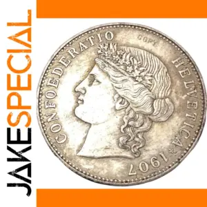 1907 Switzerland Silver Plated Copy Coin