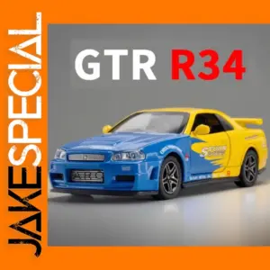 1:32 GTR R34 Alloy Diecast Model Car