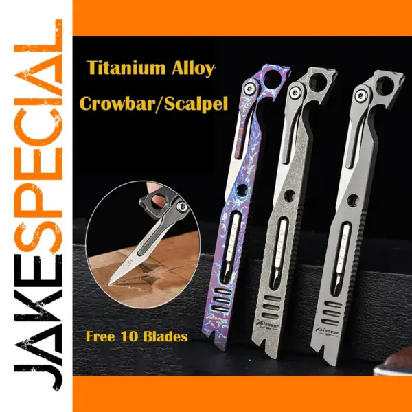Titanium Alloy Multi-function Crowbar Tool