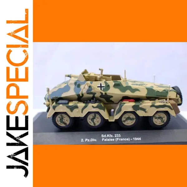 1/43 Scale Sd. Kfz. 233 Military Tank Model