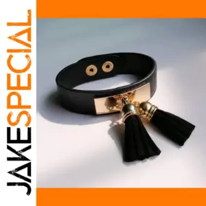 Neon Leather Tassel Bracelets for Women