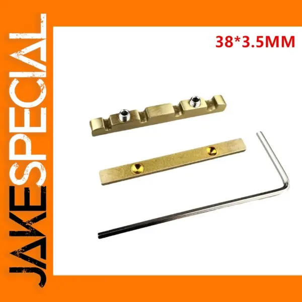 Brass Adjustable Nut for Electric Bass 38x3.5MM