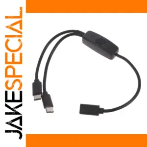 USB Type C Male to Female Charging Cable 30cm