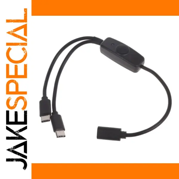 USB Type C Male to Female Charging Cable 30cm