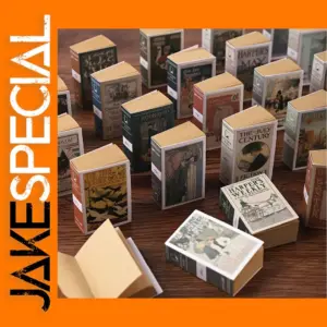 Vintage Book Memo Pads - 122 Sheets