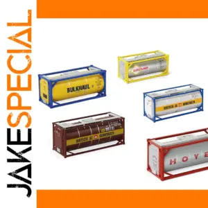 N Scale 1:160 20ft Tank Container Model