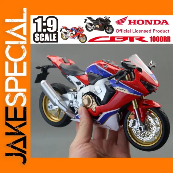 1/9 Honda CBR 1000RR HRC Diecast Motorcycle Model