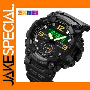 Men's 5Bar Waterproof Digital Sport Watch