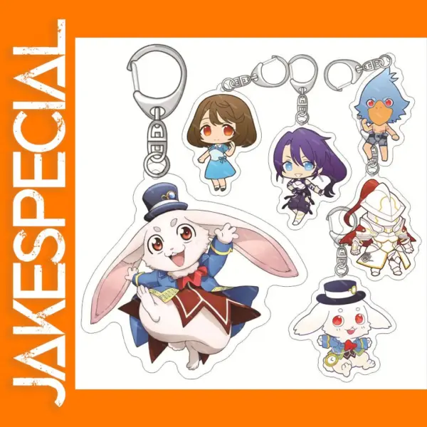 Acrylic Keychain Anime Character Aurora Collectible