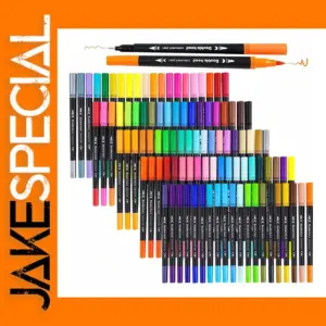 120 Color Dual Tip Brush Pen Set