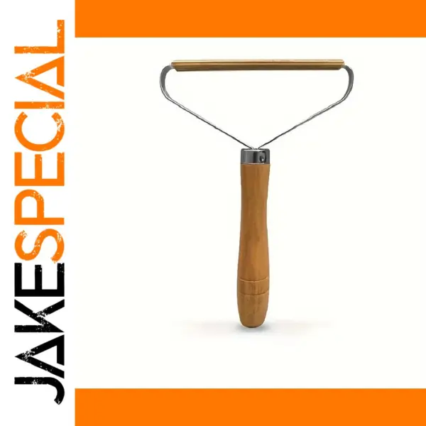 Double-Sided Wooden Pet Hair Remover Brush