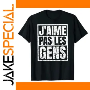 I Don't Like People Casual Cotton T-Shirt