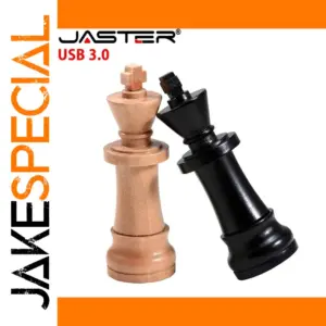 Wooden Chess USB Flash Drive 128GB 64GB 32GB