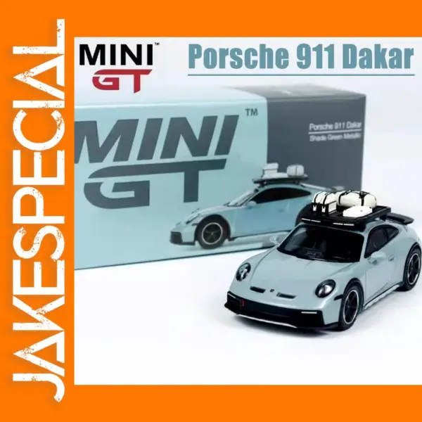 MINI GT 1/64 Porsche 911 Dakar Diecast Model