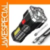 Rechargeable LED Flashlight with Side Light