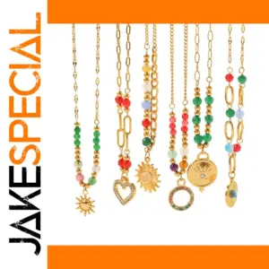 Delicate Stainless Steel Pendant Necklace