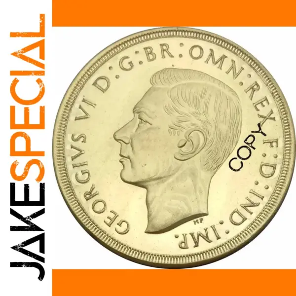 Great Britain 5 Pounds George VI Replica Coin