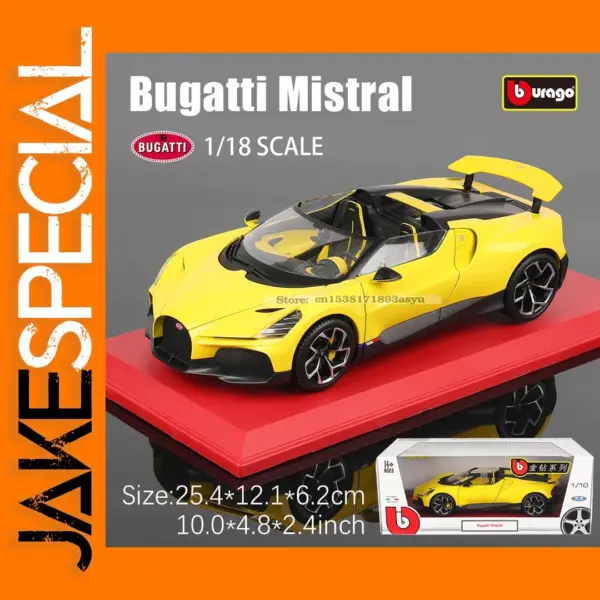 Bburago 1:18 Bugatti Mistral Diecast Model Car