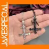 Gothic Baphomet Inverted Cross Pendant Necklace