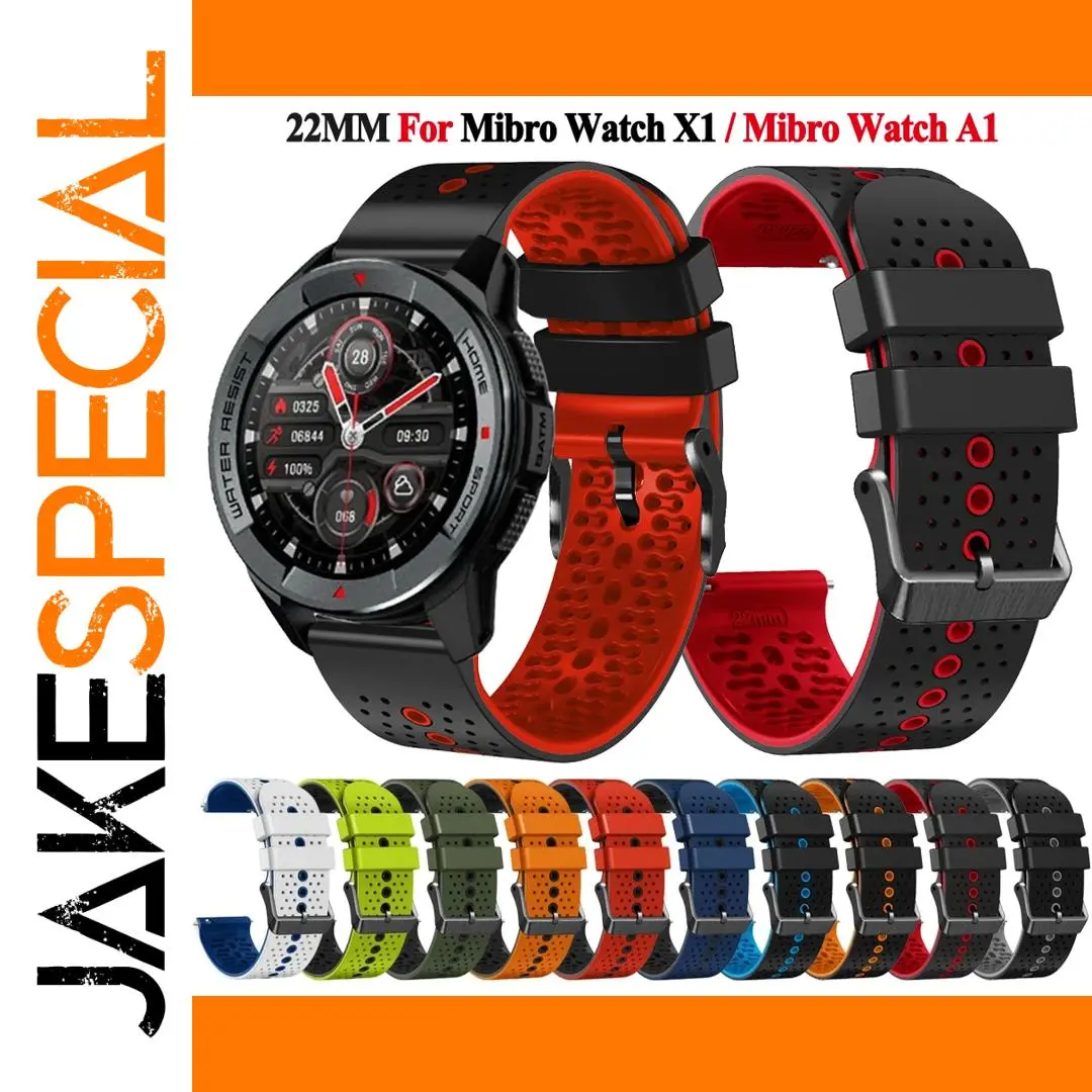 Sport Silicone Watch Band for Xiaomi Mibro X1 A1 1 Sport Silicone Watch Band for Xiaomi Mibro X1 A1