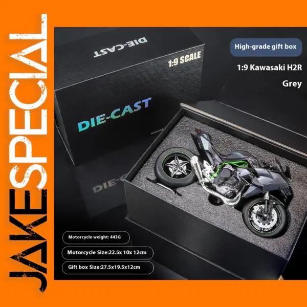 1:9 Kawasaki H2R BMW S1000RR Diecast Model Toy