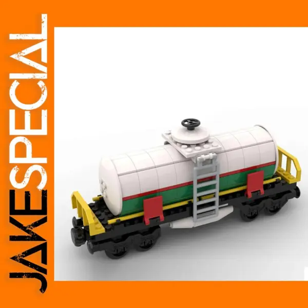 253PCS Octan Tank Car Building Block Set
