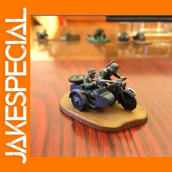 1/72 Scale German R-12 Motorcycle Model