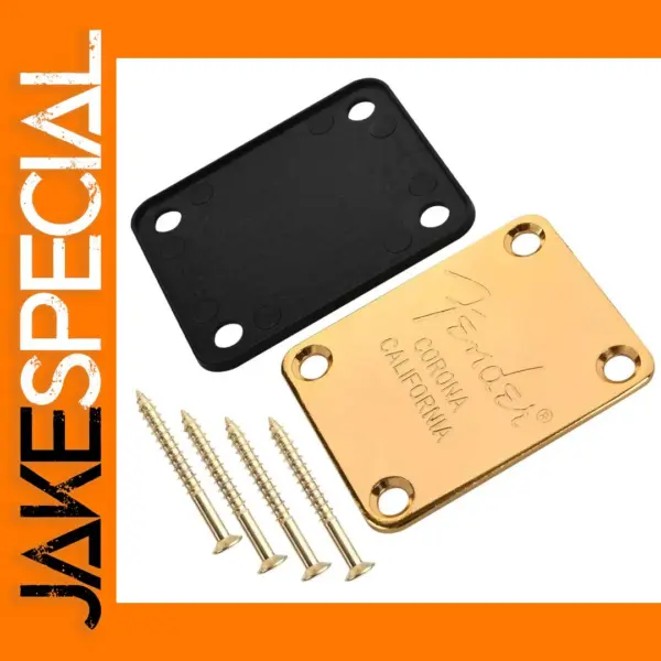 Vintage Iron Neck Plate for Electric Guitars